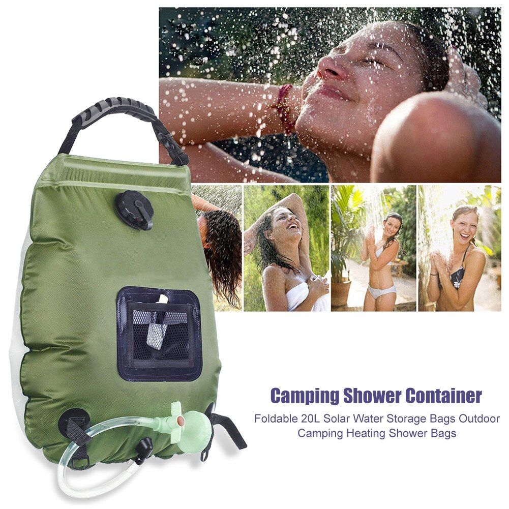 Portable Shower 20L Sun absorbs heat Water Storage Bags