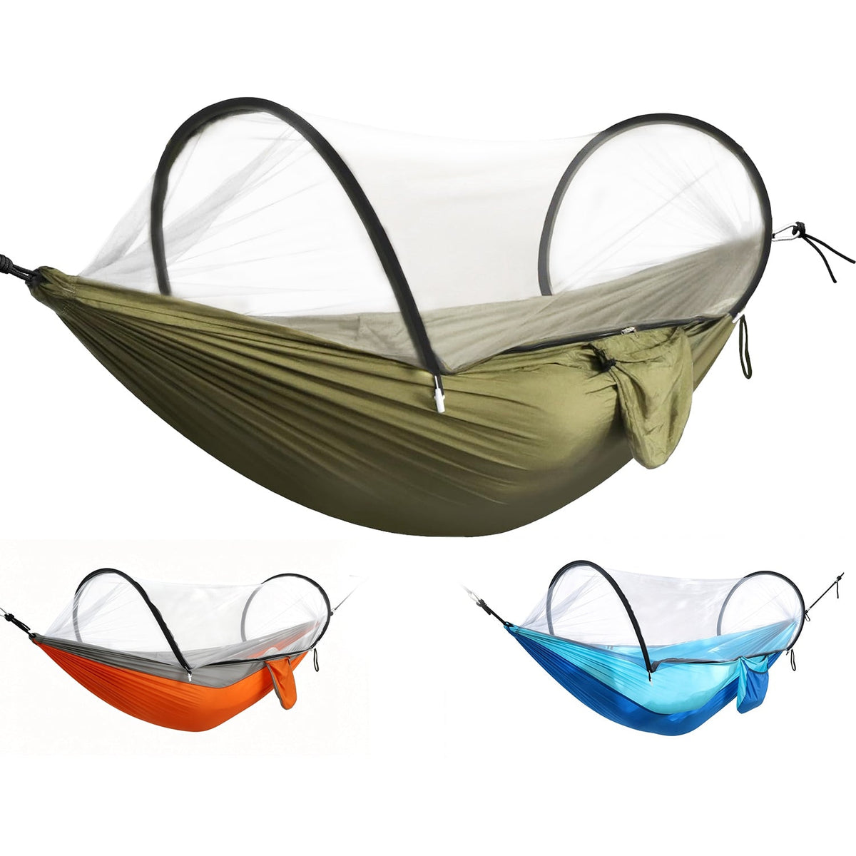 Camping Hammock with Mosquito Net 3-in-1