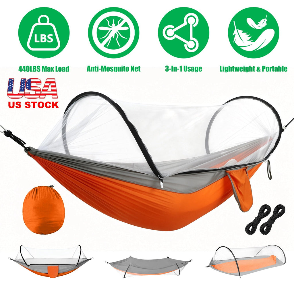 Camping Hammock with Mosquito Net 3-in-1
