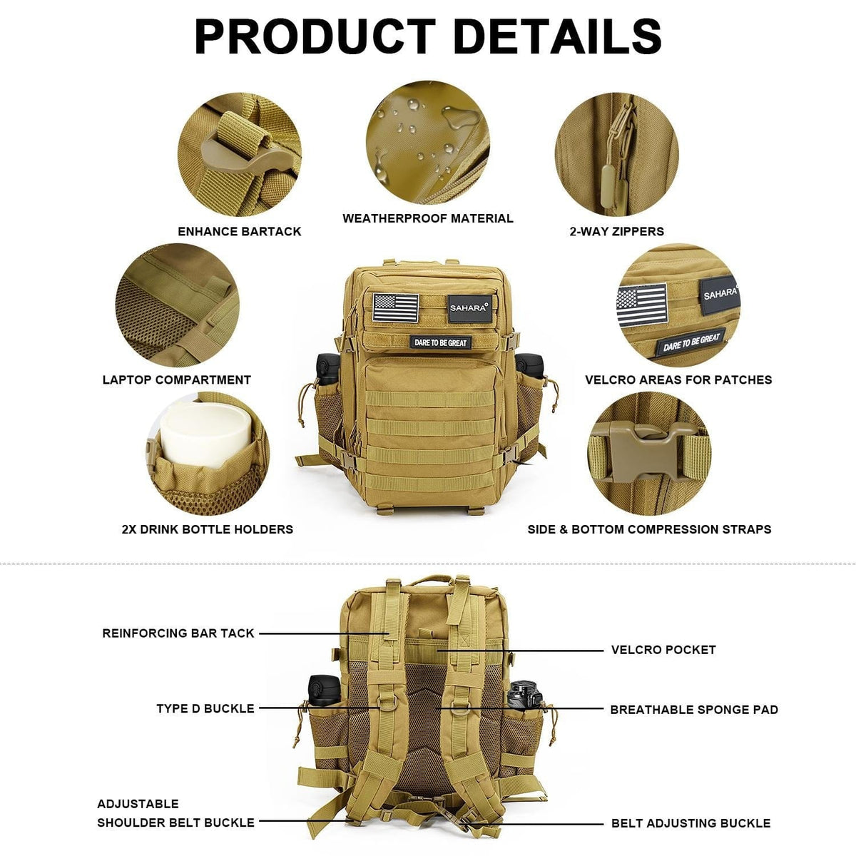 Raider Series Travel Bag & Laptop Backpack for Laptops up to 17.3-inch