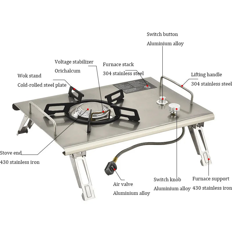 Camping Gas Stove Foldable