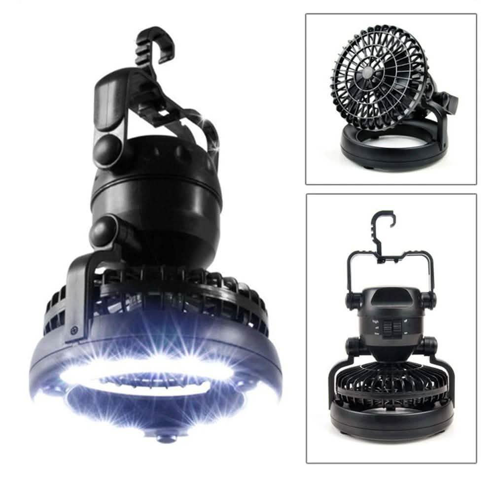 2-in-1 18 LED Camping Light and Ceiling Fan