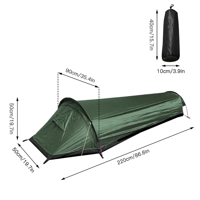 Camping Single Person Tent Ultralight Compact Outdoor Tent