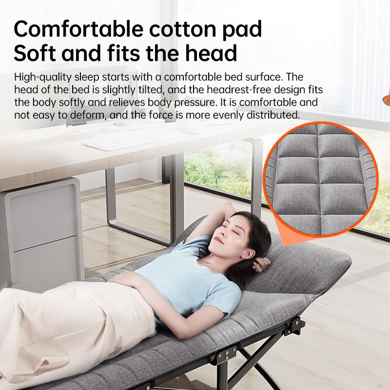 Outdoor camping bed, foldable beach bed