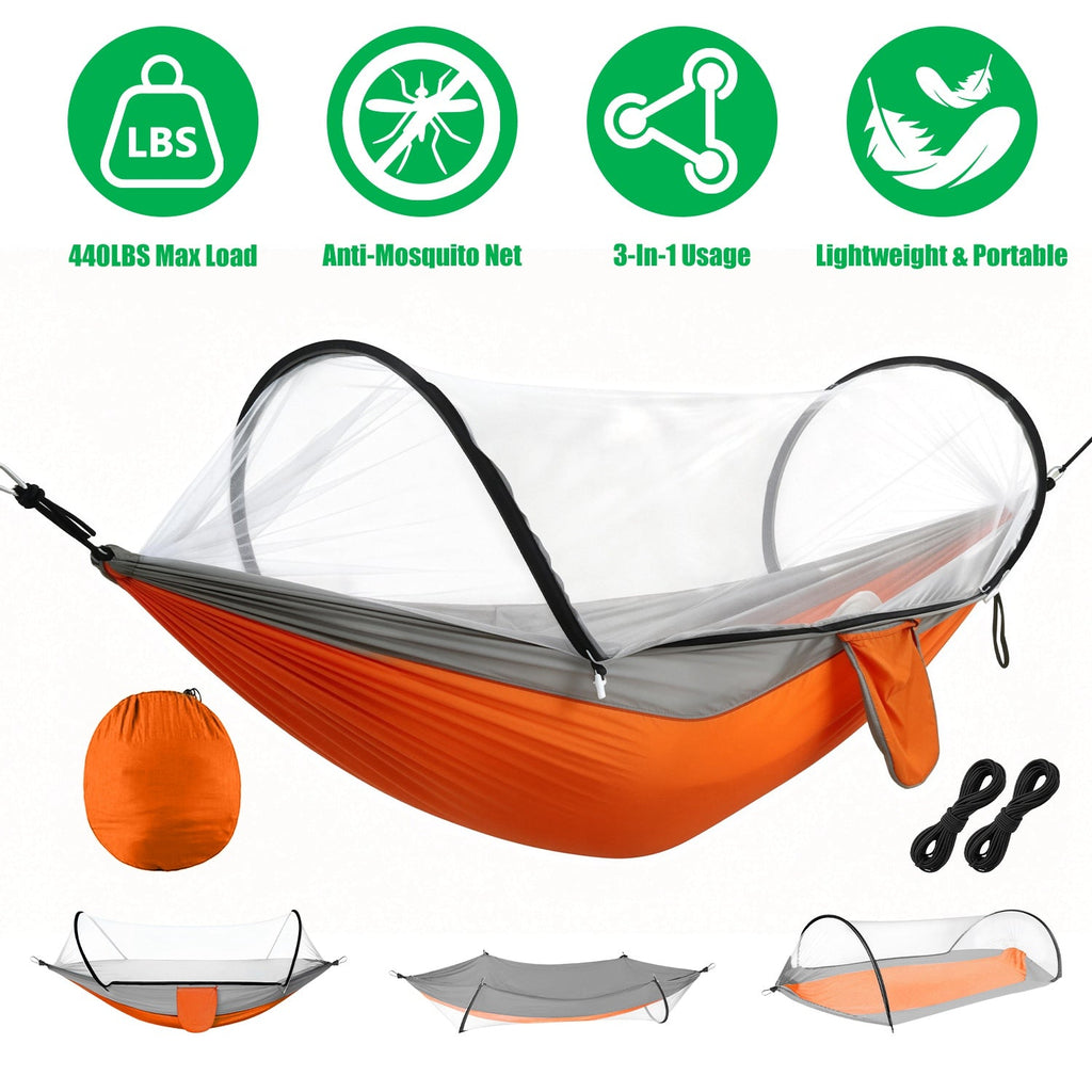 Camping Hammock with Mosquito Net 3-in-1