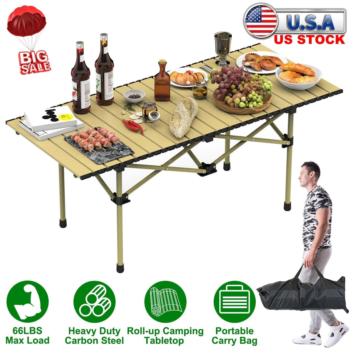 Folding Camping Table Portable