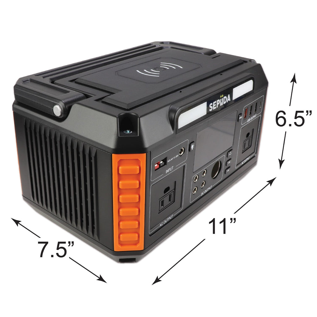 Portable LED Power Station SEPIIDA 600 Watt