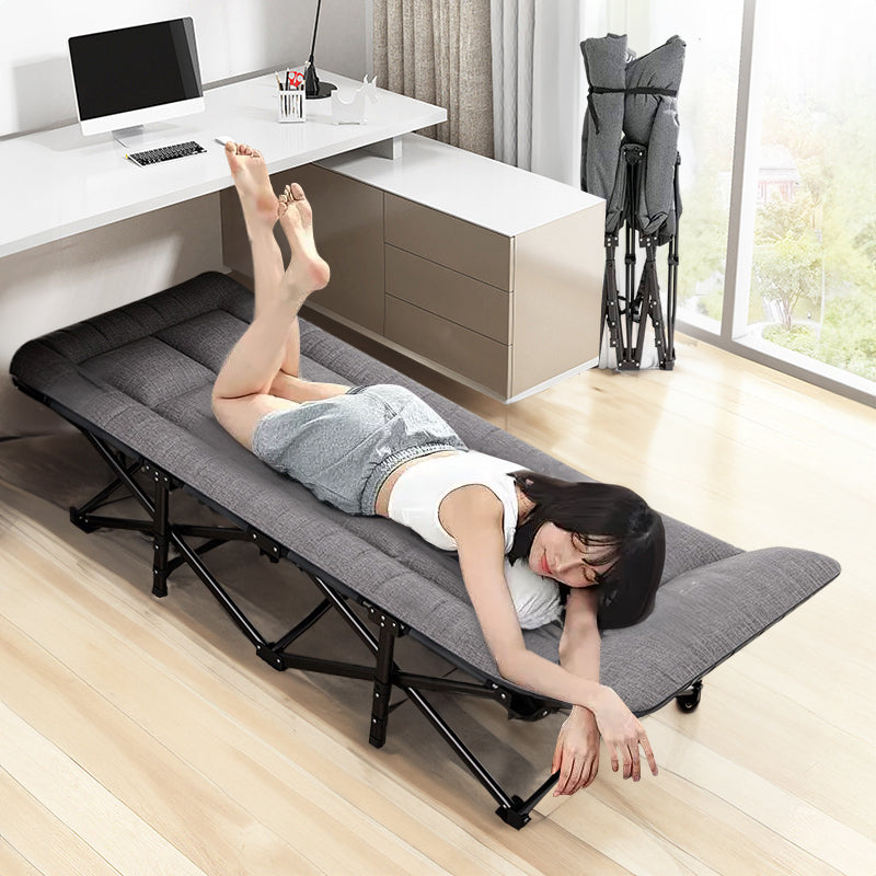 Outdoor camping bed, foldable beach bed