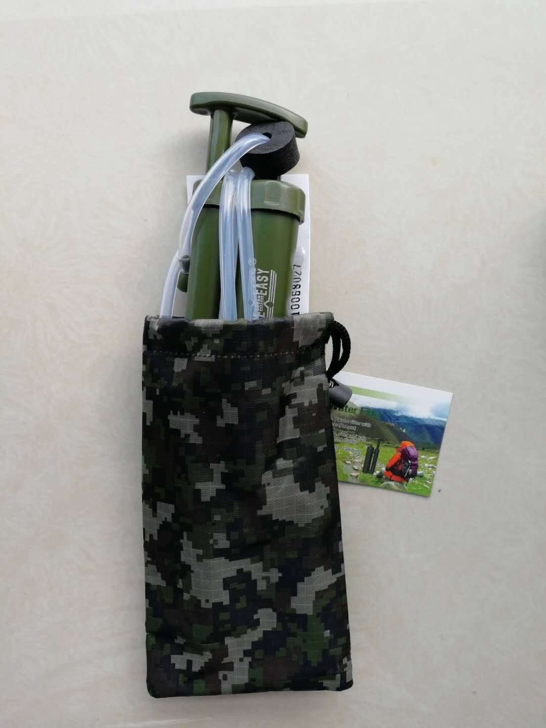 Outdoor water purifier, wilderness survival emergency rescue water filter
