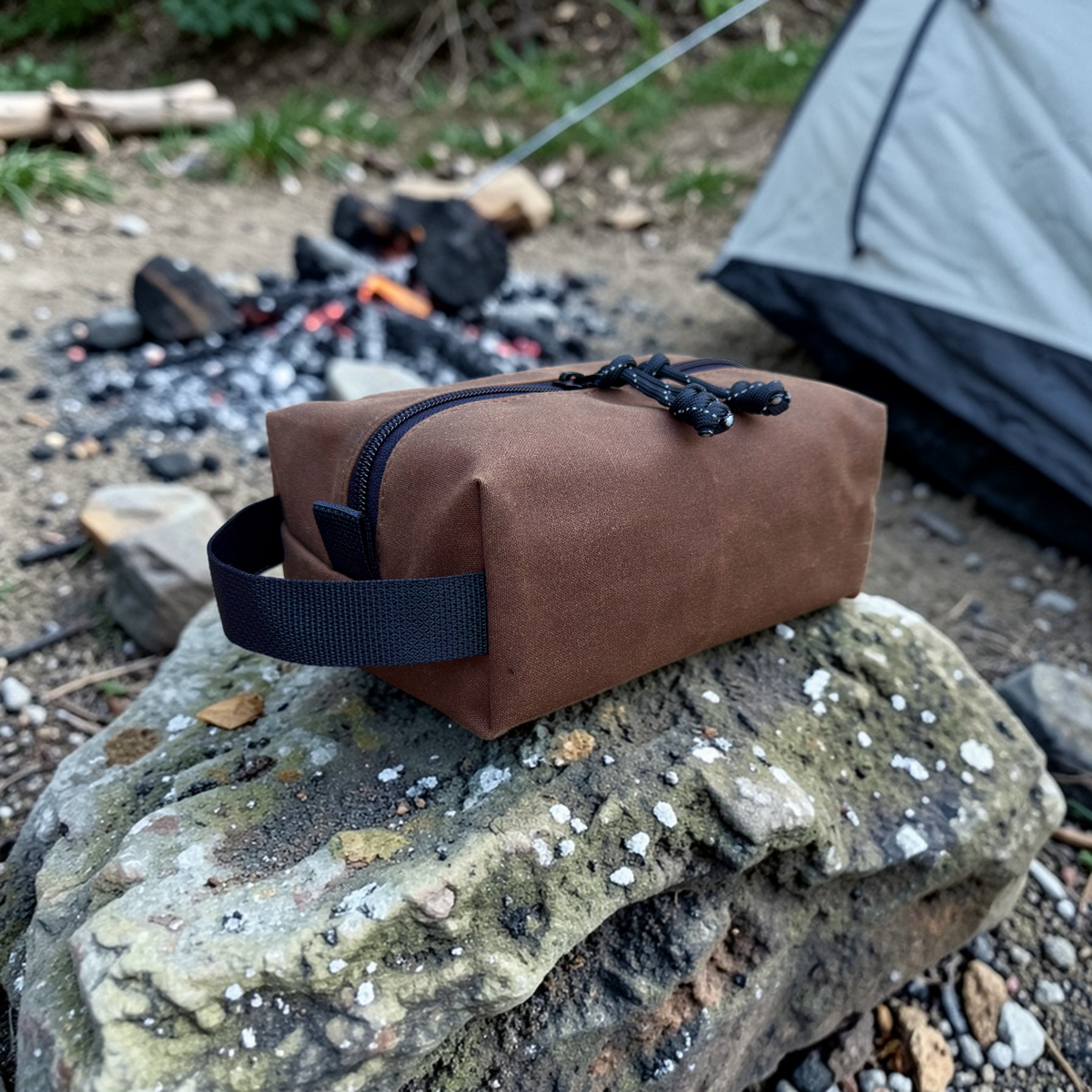 Waxed Canvas Box Pouches – Heritage Series EDC Organizers for Travel, Tools, Camping & Survival