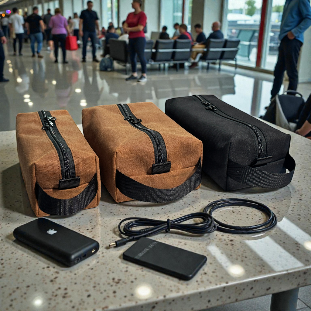 Waxed Canvas Box Pouches – Heritage Series EDC Organizers for Travel, Tools, Camping & Survival