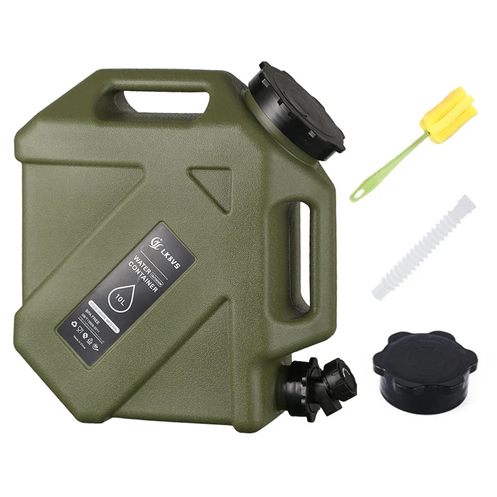 12L/10L Portable Camping Water Jug with Faucet Water Tank