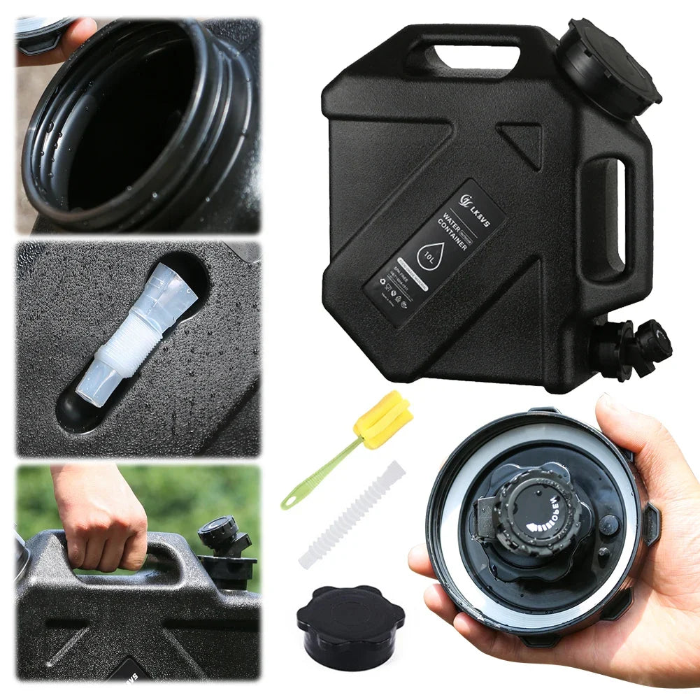 12L/10L Portable Camping Water Jug with Faucet Water Tank