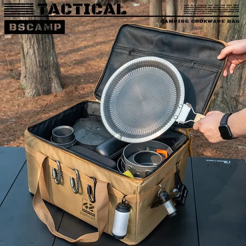 30-42L Tactical Camping Storage Bag Insulated Folding Box Waterproof