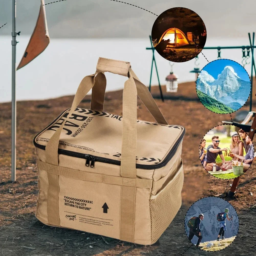30-42L Tactical Camping Storage Bag Insulated Folding Box Waterproof