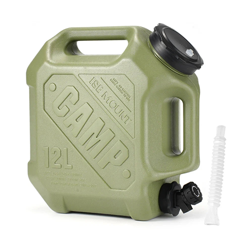 12L/10L Portable Camping Water Jug with Faucet Water Tank