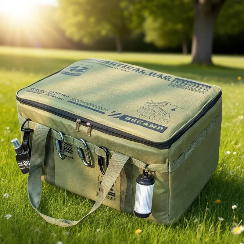 30-42L Tactical Camping Storage Bag Insulated Folding Box Waterproof