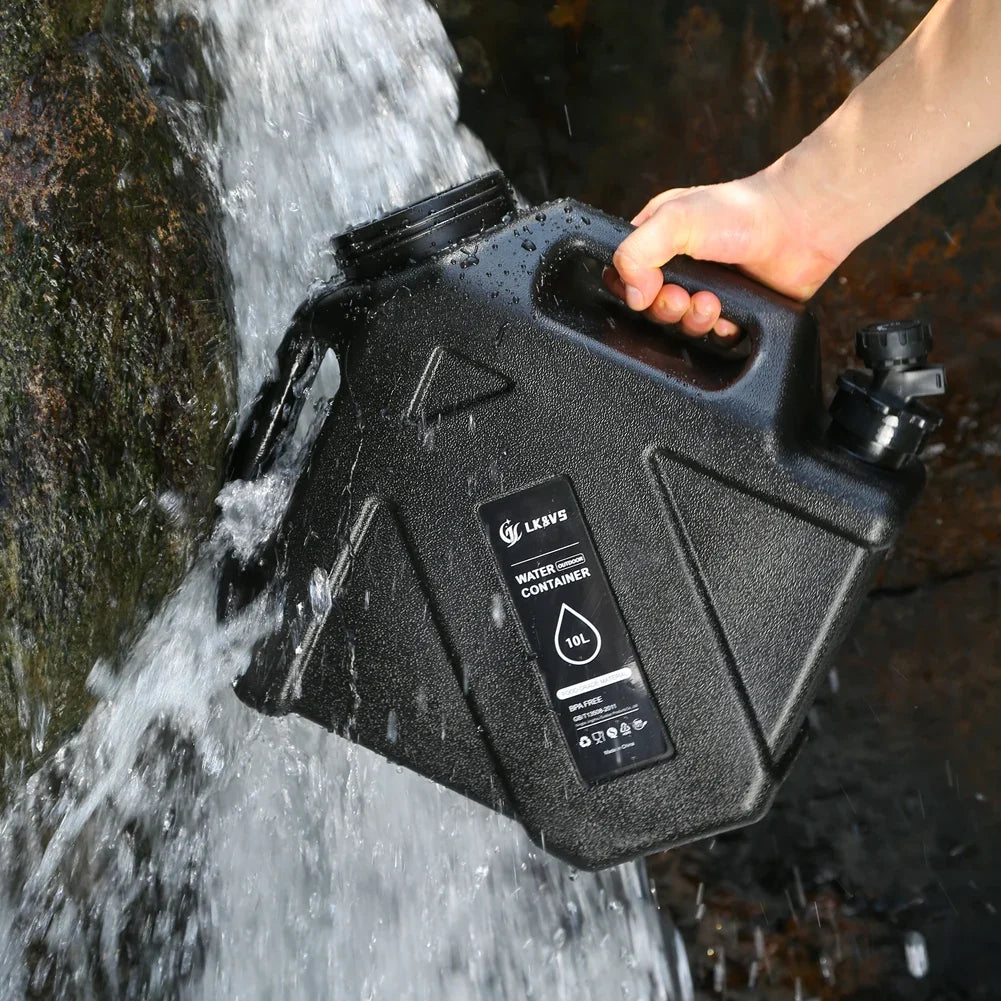 12L/10L Portable Camping Water Jug with Faucet Water Tank
