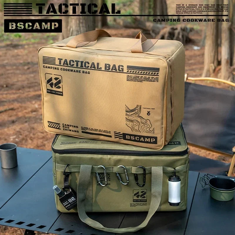 30-42L Tactical Camping Storage Bag Insulated Folding Box Waterproof