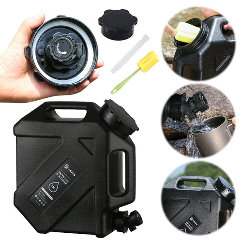 12L/10L Portable Camping Water Jug with Faucet Water Tank