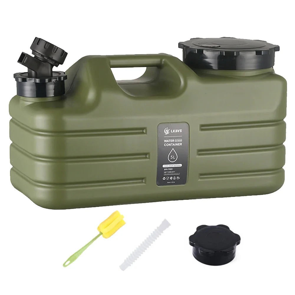 12L/10L Portable Camping Water Jug with Faucet Water Tank