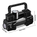 12V Air Compressor Portable Dual Cylinder Auto Inflatable