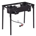 Double Burner Outdoor Stove BBQ Grill