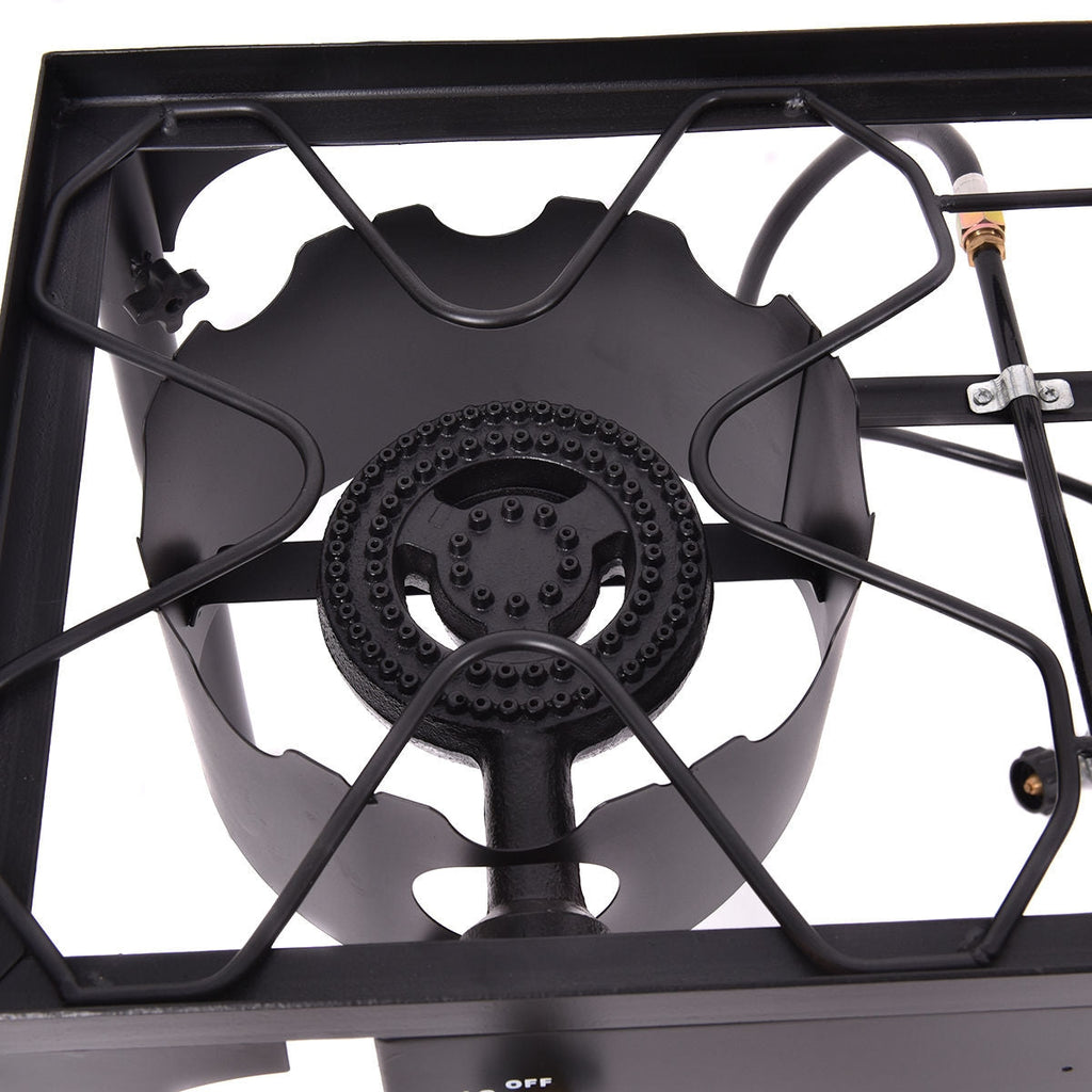 Double Burner Outdoor Stove BBQ Grill