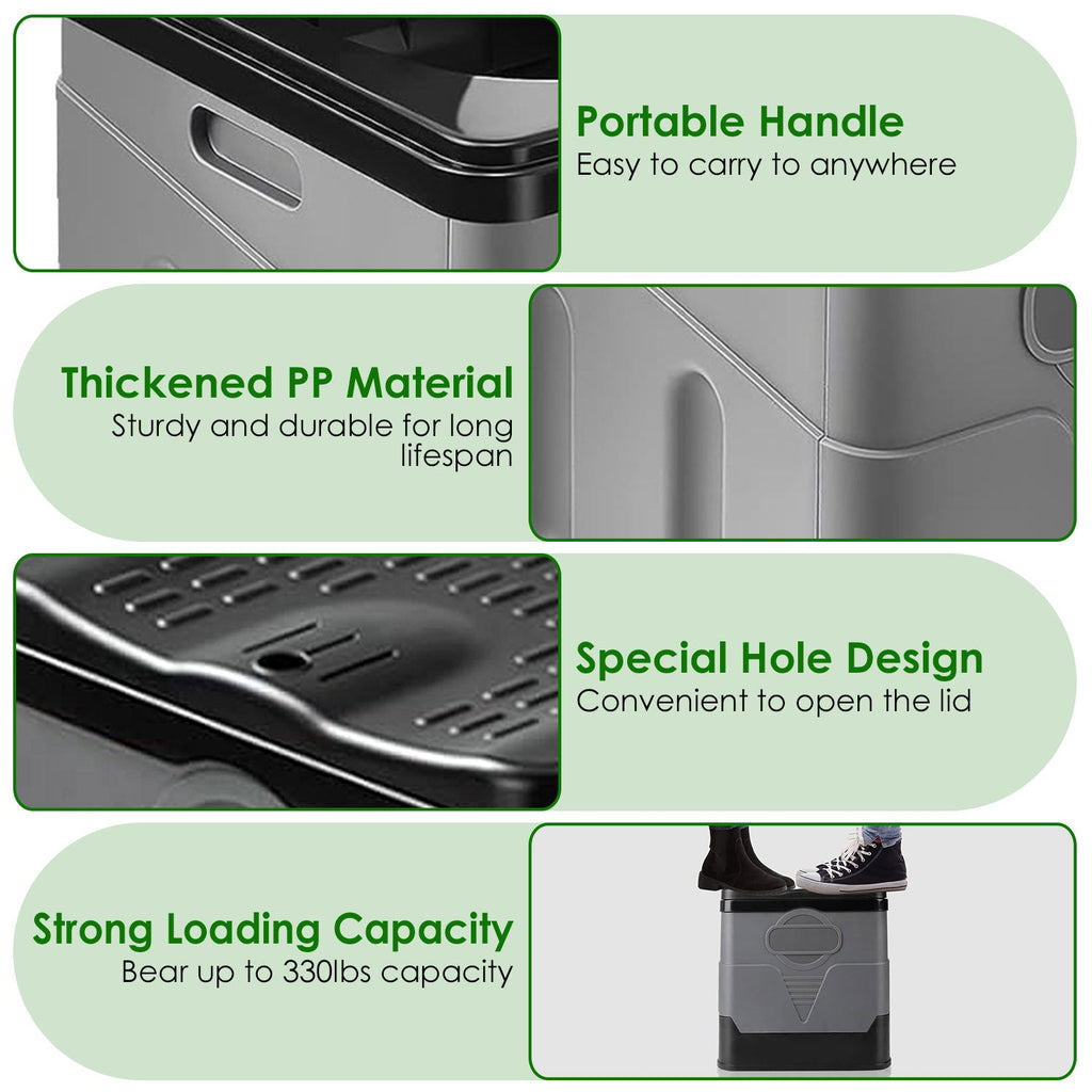 Portable Toilet for Car Camping Boating Hiking Outdoor Travel Potty