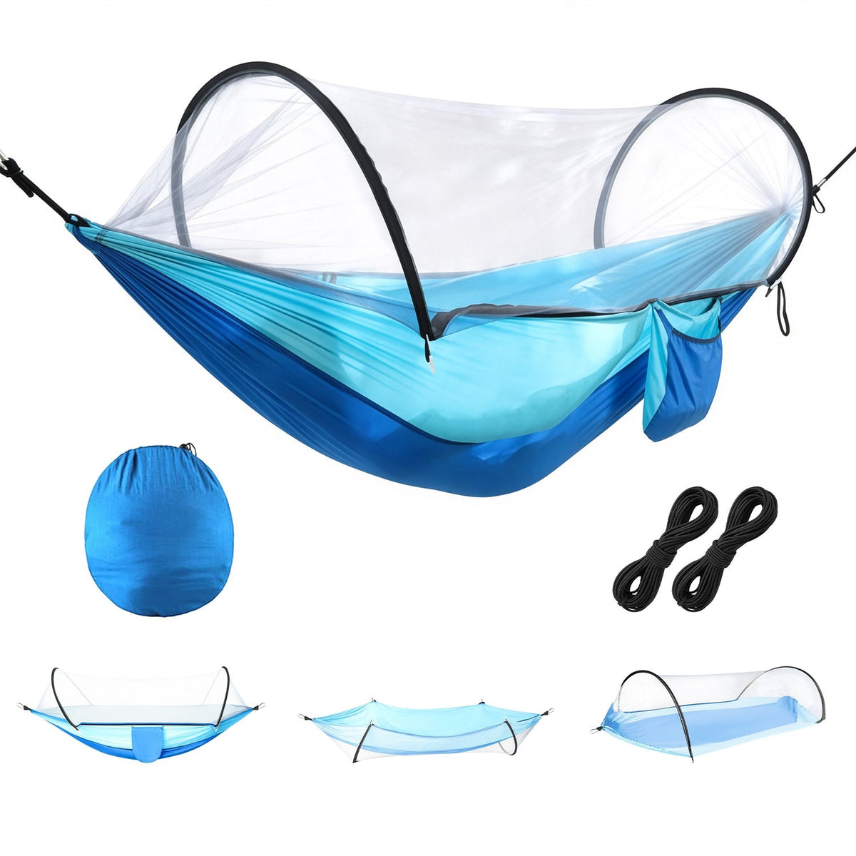 Camping Hammock with Mosquito Net 3-in-1