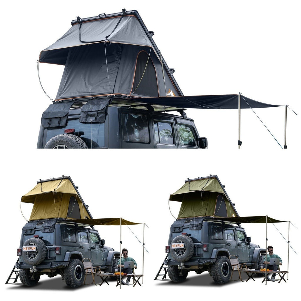 Adventurer Plus Rooftop Tent Hardshell with Side Awning