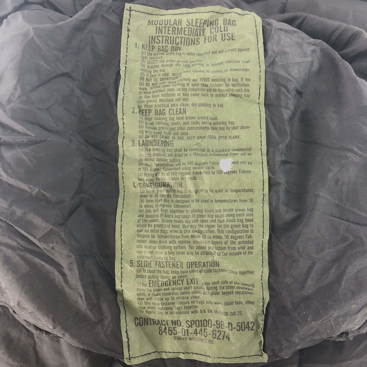 Modular Sleep System Intermediate Bag